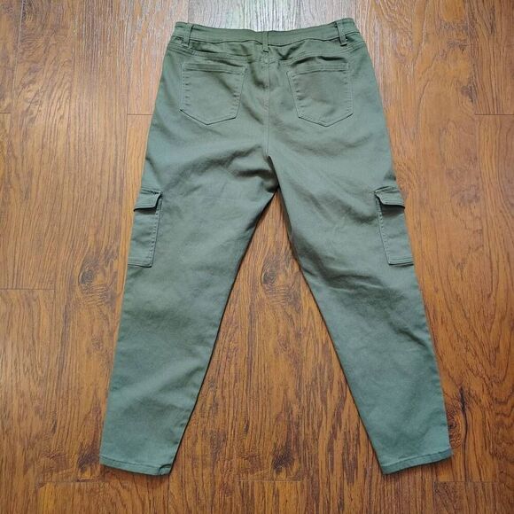 Bleu skinny cargo pants - Picture 2 of 5